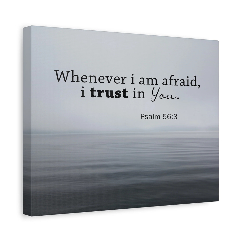 Scripture Walls I Trust In You Psalm 56:3 Bible Verse Canvas Christian Wall Art